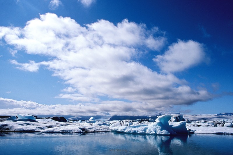Ísland . Jökulsárlón