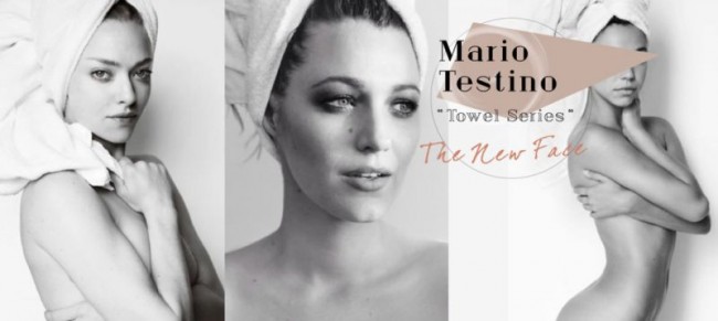 摄影师 Mario Testino 的浴巾系列