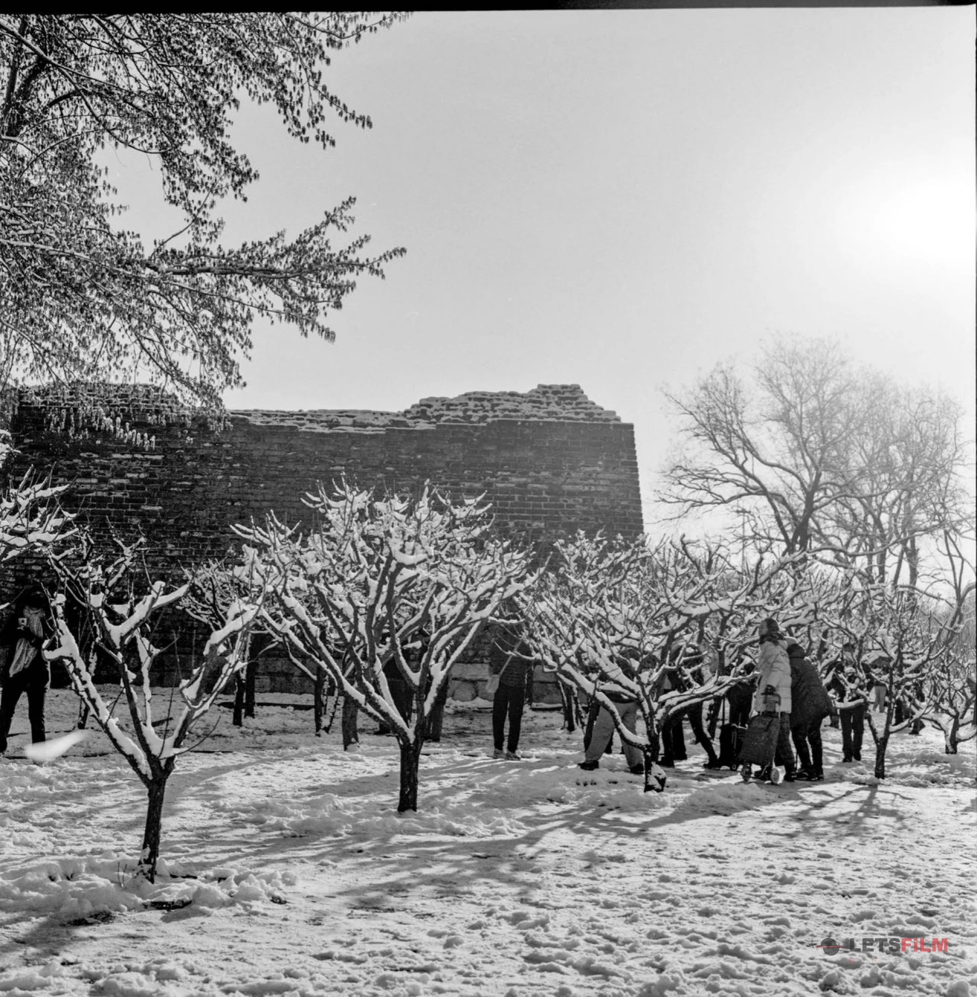 雪后老城墙